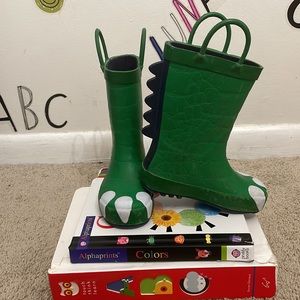 Trex Dinosaur Toddler Rain Boots